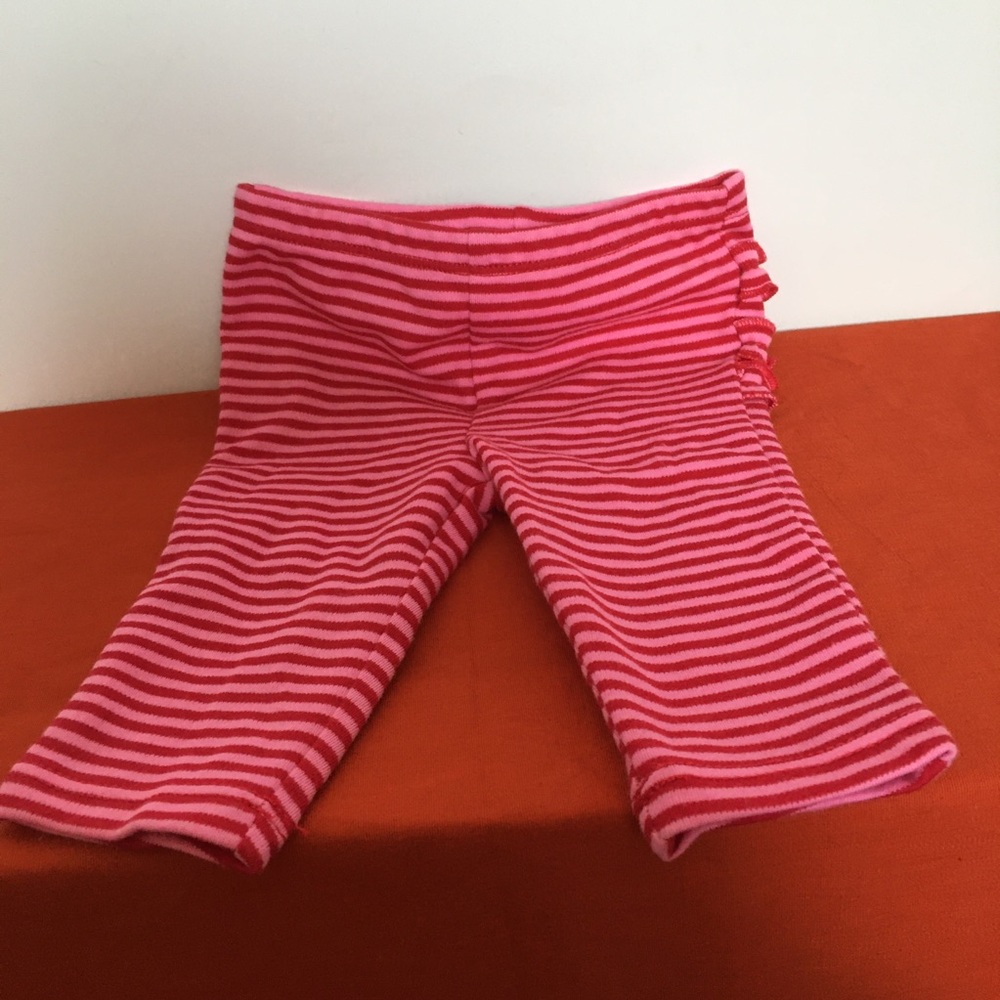 Little girls small wonders ruffle bottom slacks 0-3 months